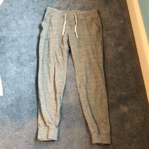 gray joggers